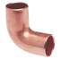 90 Deg Elbow,Wrot Copper,3/4",