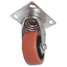 Swivel Caster,Red,4 In. x 1-1/