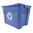 Recycle Bin, 14 Gal., Blue