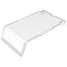 Bin Lid,Clear,Polystyrene,7 In