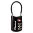 Combination Padlock,1 2/3 In,