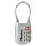 Combination Padlock,1 2/3 In,