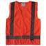 Safety Vest,Orange/Red,S,Hook-