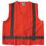 Safety Vest,Orange/Red,X-L,