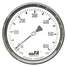 Compound Gauge,0 To 400 PSI,6"