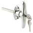 T Locking Handle,Chrome,Silver,