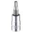 Socket Bit, Steel, 1/4 In,