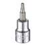 Socket Bit, Steel, 3/8 In,