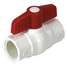 Ball Valve,PVC Body,3/4" Pipe