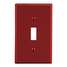 Toggle Switch Wall Plate,Red