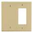 Duplex/Blank Wall Plate,Ivory