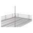 Wire Shelf Ledges,1inx4inx72in,