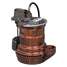 Submersible Sump Pump,Hp 1/4,