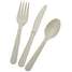 Disposable Cutlery Set,White,