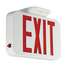 LED Lighted Exit Sign,Blk,