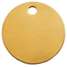 Blank Tag,Brass,1in H,1in W,