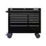 Roller Cabinet,Black,14-Drwr,