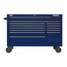 Roller Cabinet,Blue,13-Drwr,