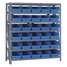 Bin Shelving,39" Overall H,30