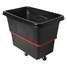 Cube Truck,Hdpe,Black,8.0 Cu.