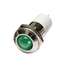 Round Indicator Light,Green,