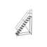 Rolling Ladder,10 Step,Steel,