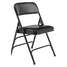 Triple Brace Fold Chair,Vinyl,