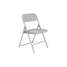 Folding Chair, Plastic, Gray,