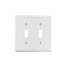 Toggle Switch Wall Plate,White