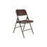 Folding Chair,Brown,Steel,