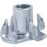 Tee Nut Zinc 1/4-20 4 Prong