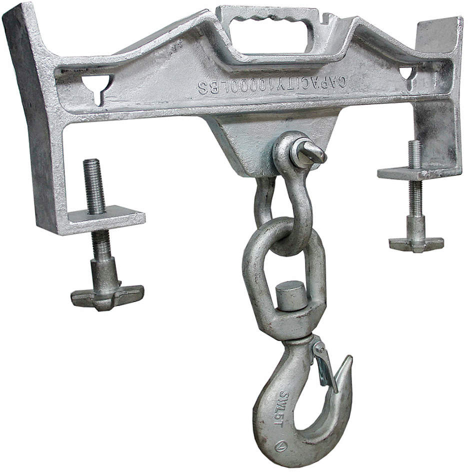 916572-9 Double Fork, Single Swivel Hook Zinc Plated Cast Steel ...