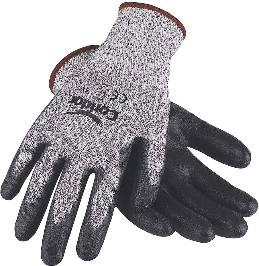 916949-6 Polyurethane Cut Resistant Gloves, ANSI/ISEA Cut Level 3, HPPE ...