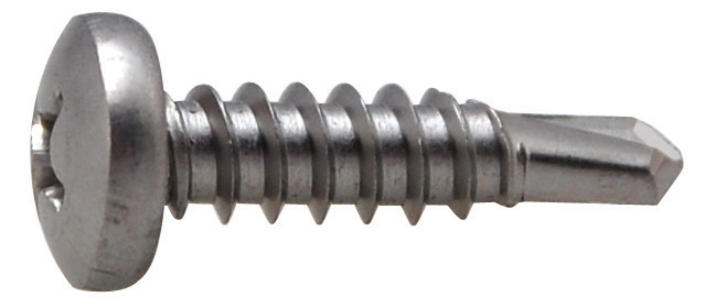 69454 Phillips Pan Head Self-Drilling Tek Screw, #12 x 1-1/2