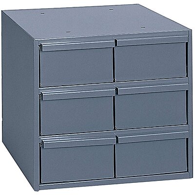 917915 Steel Drawer Bin Cabinet 11 3 4 W X 11 1 2 D X 10 3 4 H 6