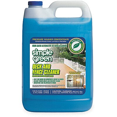 922119-7 Deck and Fence Cleaner, 1 gal. Size, For Use On Wood, Vinyl or ...