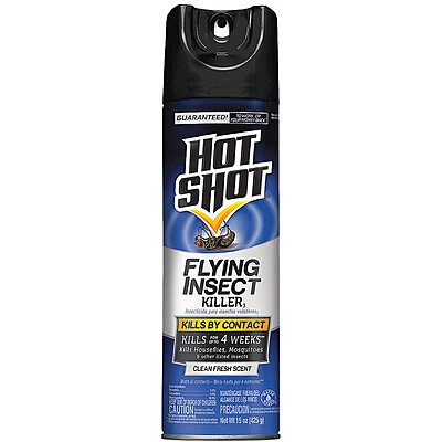 924101-3 DEET-Free Indoor/Outdoor Flying Insect Killer, 15 oz. Aerosol ...